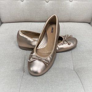 Earth Allegro Rose Gold Ballet Flats - sz 9 like new